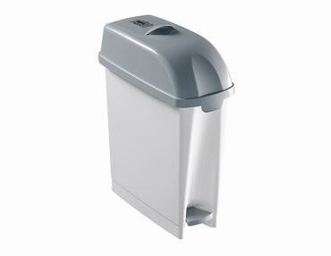 WHITE DESY PLASTIC BIN 17 LTRS FOR SAN OWELS WITH GREY, 0000CO2017DE , FILMOP ITALY