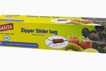 15CT QUART SLIDER BAGS, 17.8 X 20.3CM, 55 MICRON, 1 X 15BAGS/PKT, SANTA, 6949262000202