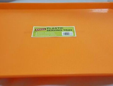 PLASTIC SERVING TRAY PP, AT2337, 1X1PC, 9119397023378, SANTA