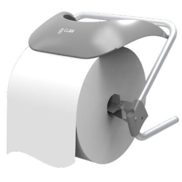 WALL MOUNTED INDUSTRIAL TOWEL ROLL PAPER DISPENSER WALL MOUNTED GREY, PB0300M, CLAR SYTEM