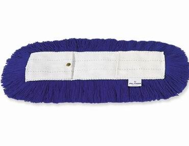 BLUE ACRYLIC DUST MOP HEAD WITH BUTTONS 60CM, 5164/1, FILMOP ITALY