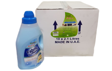 BRIGHT FABRIC SOFTENER (OCEAN BREEZE), 10×2.1 LTRS