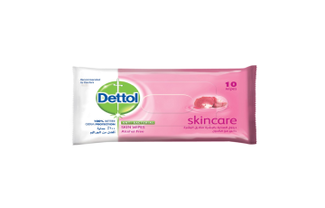 DETTOL WIPES SKINCARE 10S, 6295120012468