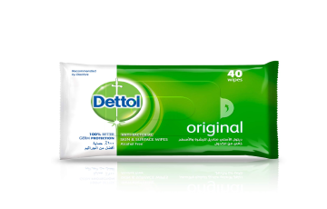 DETTOL WIPES 40S, 5000158064713