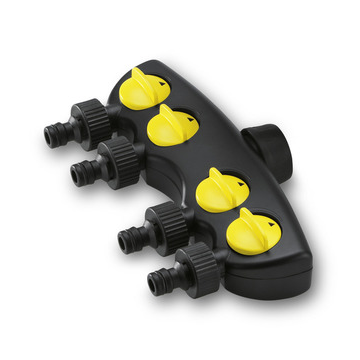 Four-way tap connector