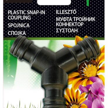PLASTIC 'Y' SNAP-IN COUPLING, CODE - 8606007999044