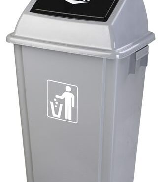 PUSH LID  GARBAGE BIN #2 GRAY (XS) 8L, GX002D, GCCE