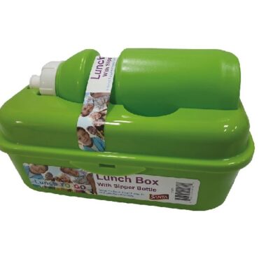 LUNCH BOX WITH BOTTLE SET, SANTA, 806574211701