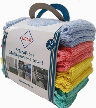 MICROFIBER CLOTH 12PCS/ PACK, MC-001-30-12, 6291107493497, GCCE
