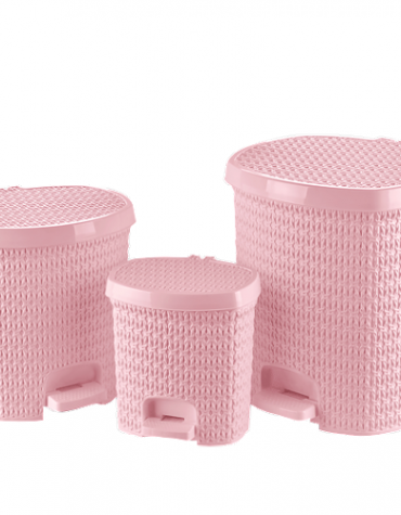 PEDALLED DUSTBIN, MAXI SET 3 PCS ( 3L-7L-14L), TP4512-11