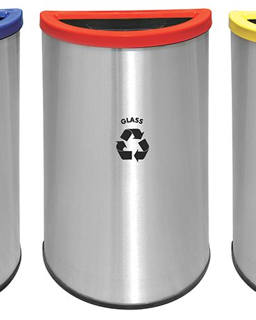 RECYCLE BIN 3 IN 1, Size: 345L x 170W X 660H mm, MALAYSIA, RCB-409S, 111101170
