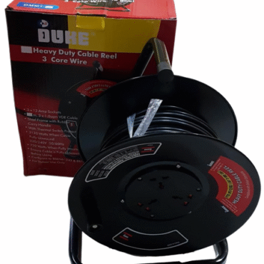 HEAVY DUTY CABLE REEL, 3 CORE WIRE, 50 METRES, DMMT-50