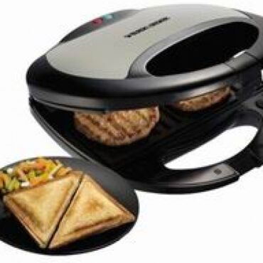 TS2080 750W 2 Slot Interchangeable Sandwich Maker Grill