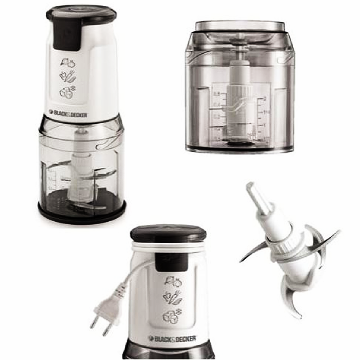 Black and Decker 500W Vertical Dual Blade Chopper, FC300-B5