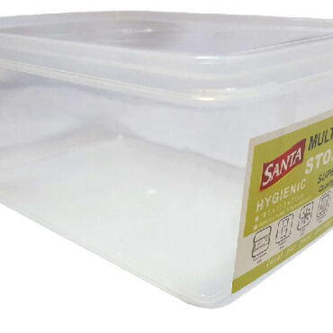 STORAGE BOX PLASTIC 1L PP, 1X1PC, SANTA, 9339197023532