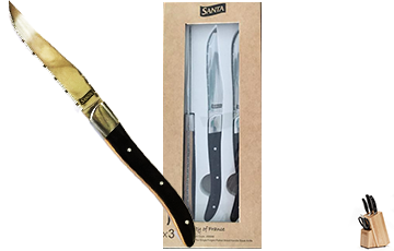 FORGED KNIFE, 3PCS SINGLE IN MAGNETIC BOX, 6291107499055