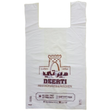 SHOPPING BAG - DEERTI RESTAURANT & KITCHEN, 50 BAGS/ROLL, 111107265