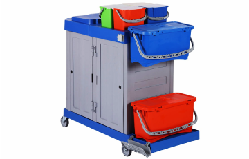 HOSPITAL WET MOP SYSTEM TROLLEY, HOS WE2