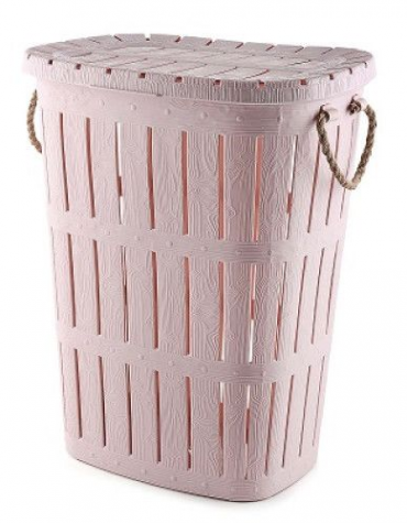 LAUNDRY BASKET HAMPER WITH A ROPE 62L, TP468-12