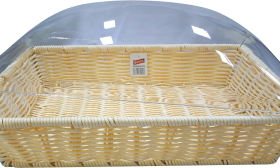 BASKET WITH ACRYLIC COVER, CV74, 1X1, 693767172398 3374, SANTA