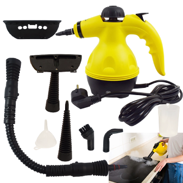 HAND HELD STEAM CLEANER, WITH ALL ACCESSORIES, A001 – UAE Clean