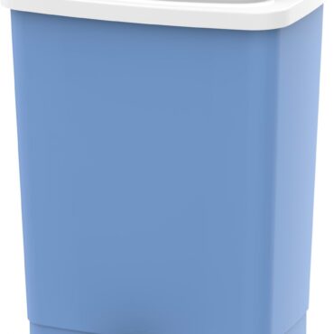 Step-On Waste Bin 44L, light Blue,  41 x 31 x 62 cm, IFHHLA340