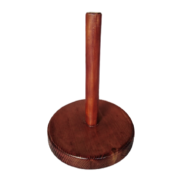 WOODEN DISPENSER FOR MAXI ROLL, SMALL SIZE, DIA: 20CM, H: 25CM, 111112262