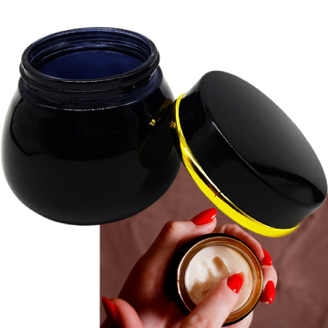 Empty Cream & Cosmetics Container, 150ml, Black Color, 111113552